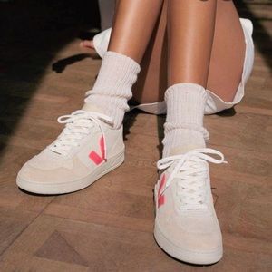 Veja V-10 suede sneakers